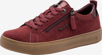 Tamaris Sneaker in Rot: Vorderseite