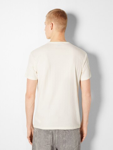 Bershka T-Shirt in Weiß