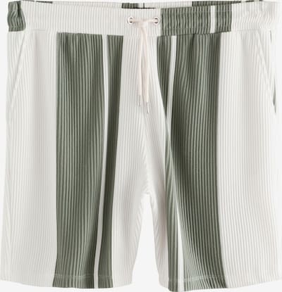 Kelnės iš Next, spalva – žalia / balta, Prekių apžvalga