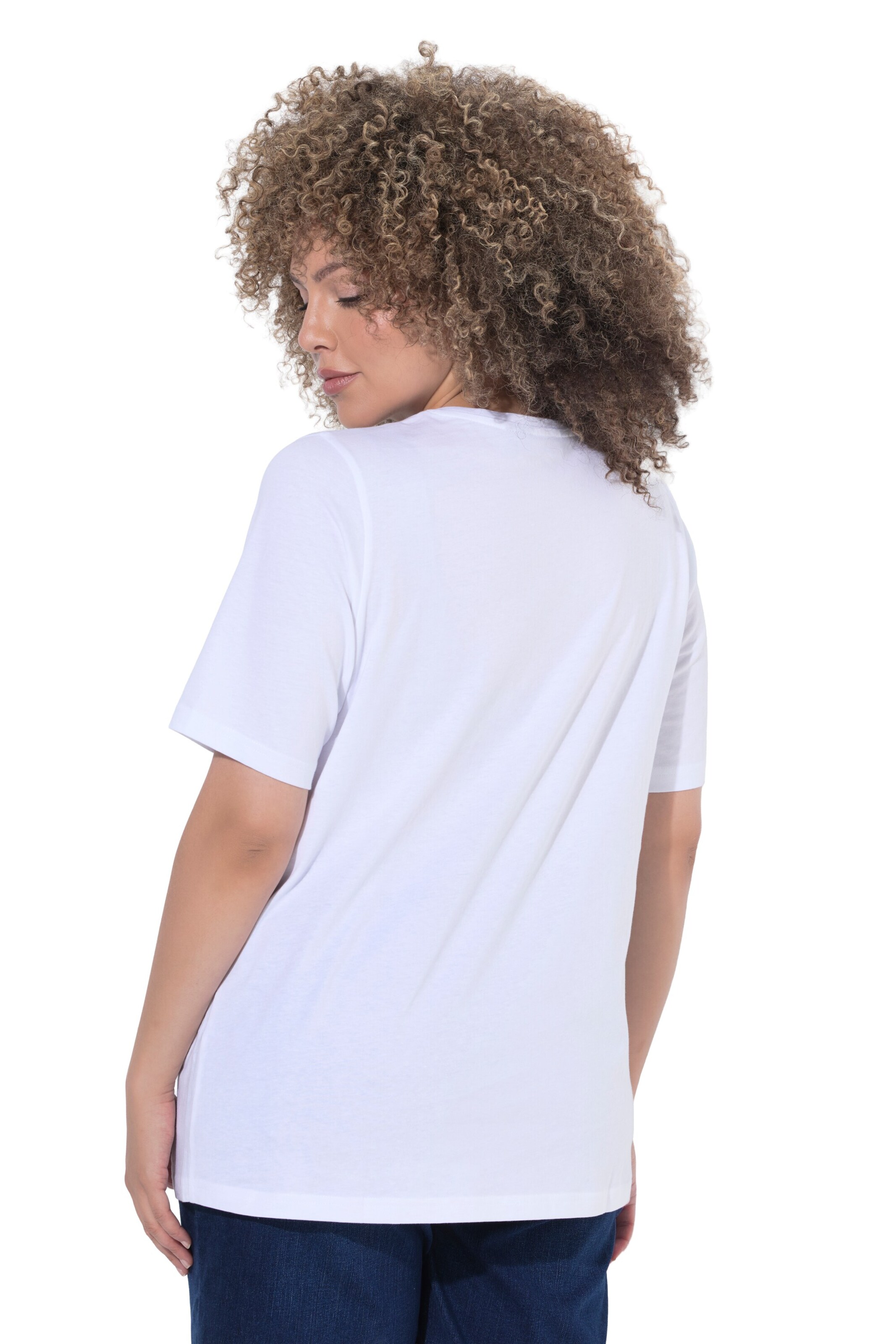 Ulla Popken Oversized Shirt in White