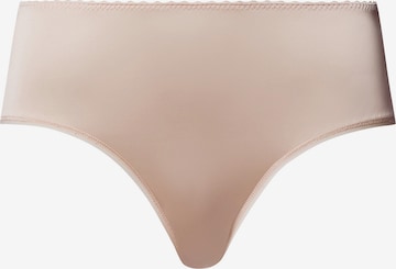 Slip ' Satin Deluxe ' Hanro en beige : devant