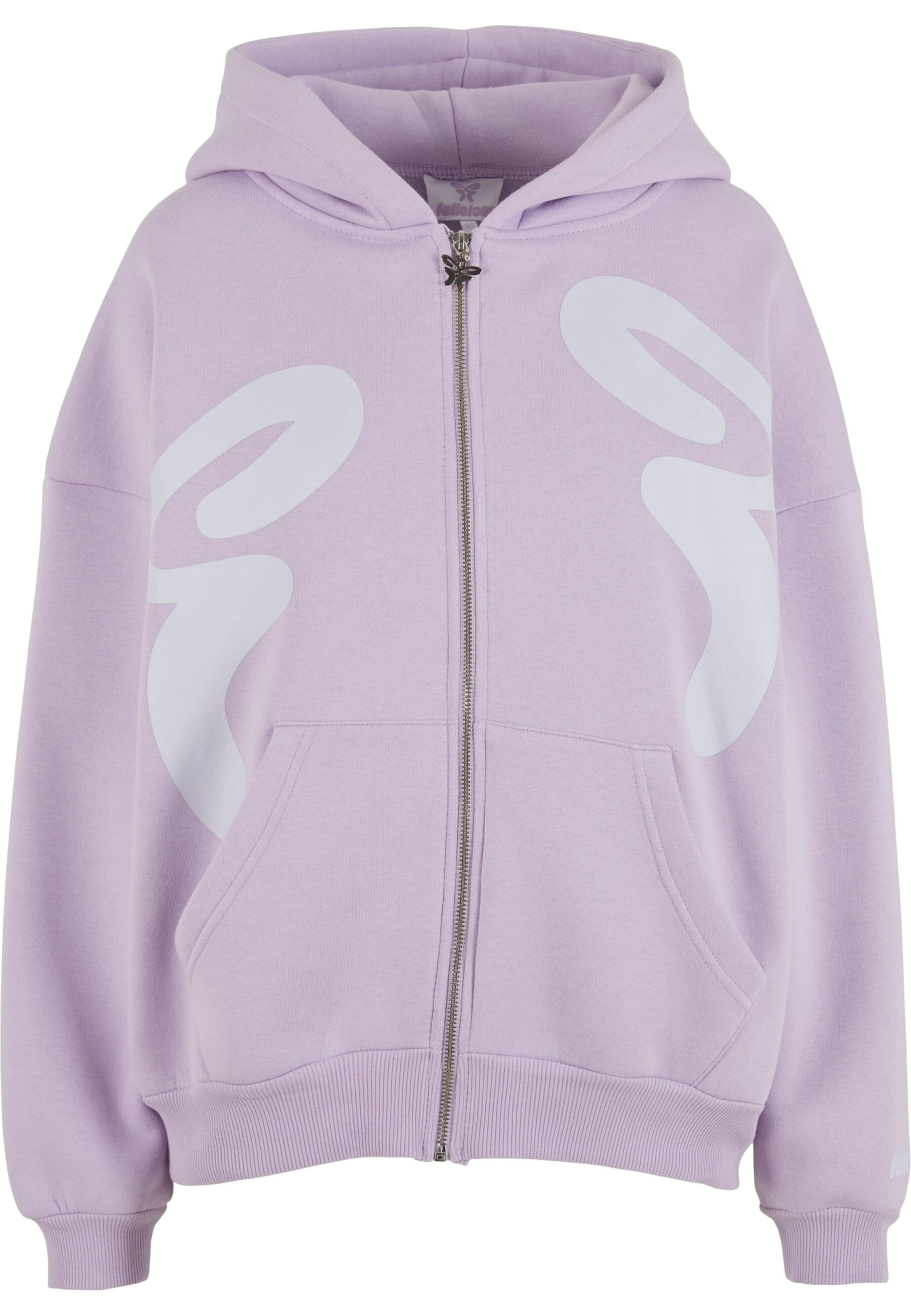 Felicious Sweat jacket in Purple: front