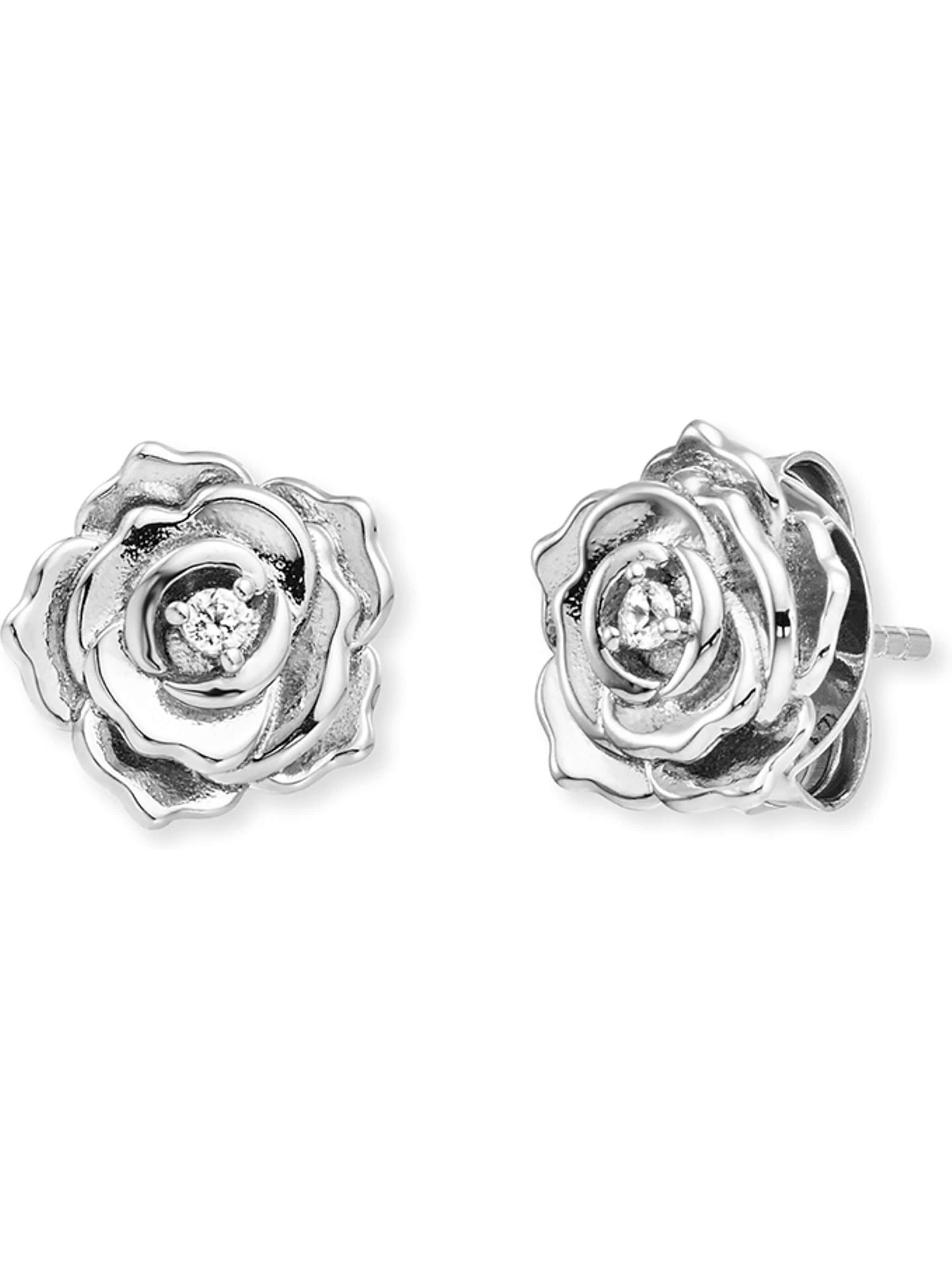 Engelsrufer Earrings in Silver: front