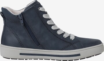 JANA Sneakers hoog in Blauw