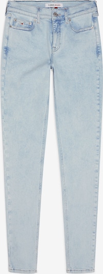 Tommy Jeans Calças de ganga 'Nora' em azul claro / azul escuro / vermelho / branco, Vista do produto