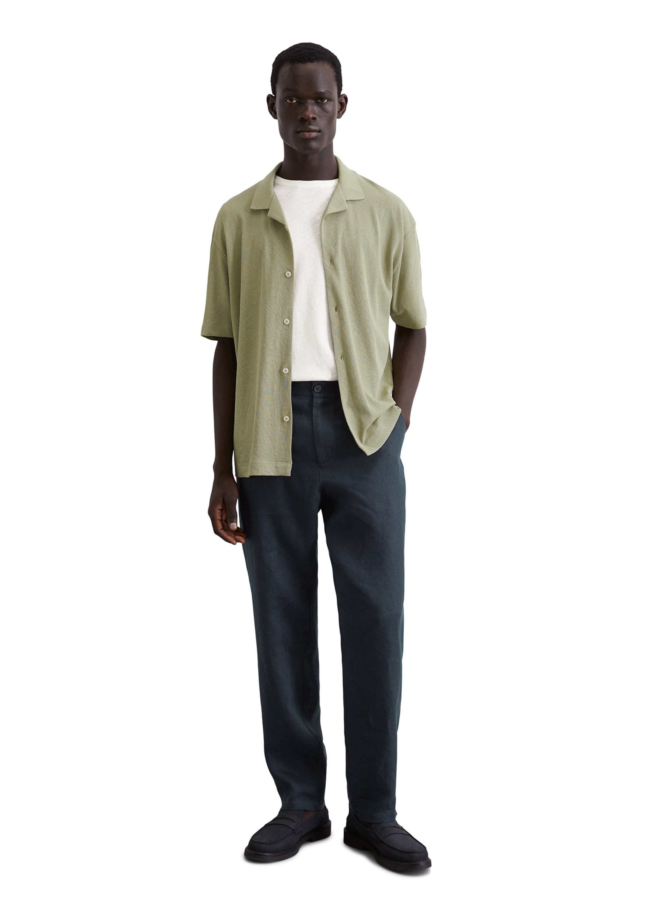 Marc O'Polo Regular Fit Hemd in Grün