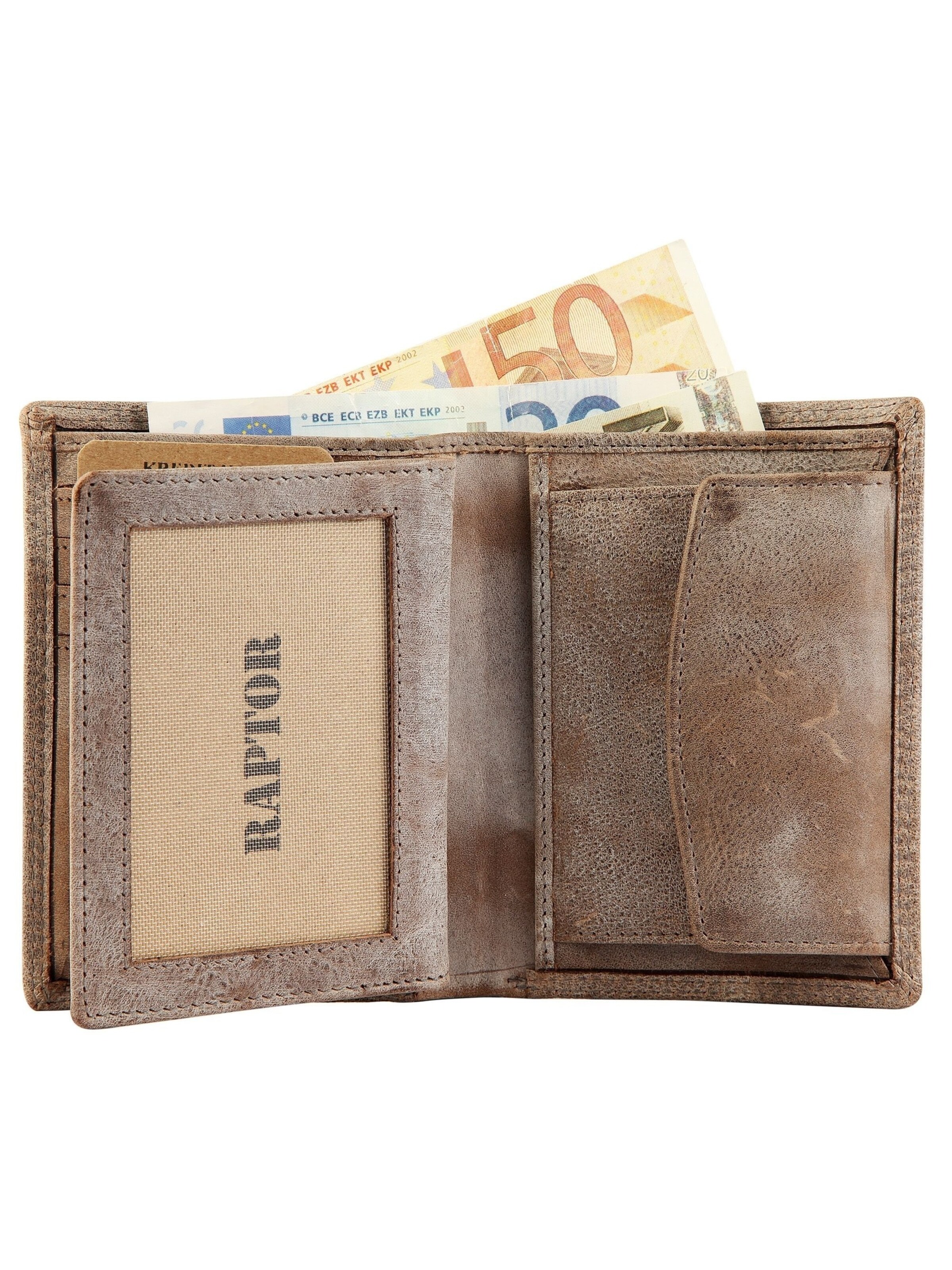 Raptor Wallet 'langlebig' in Grey
