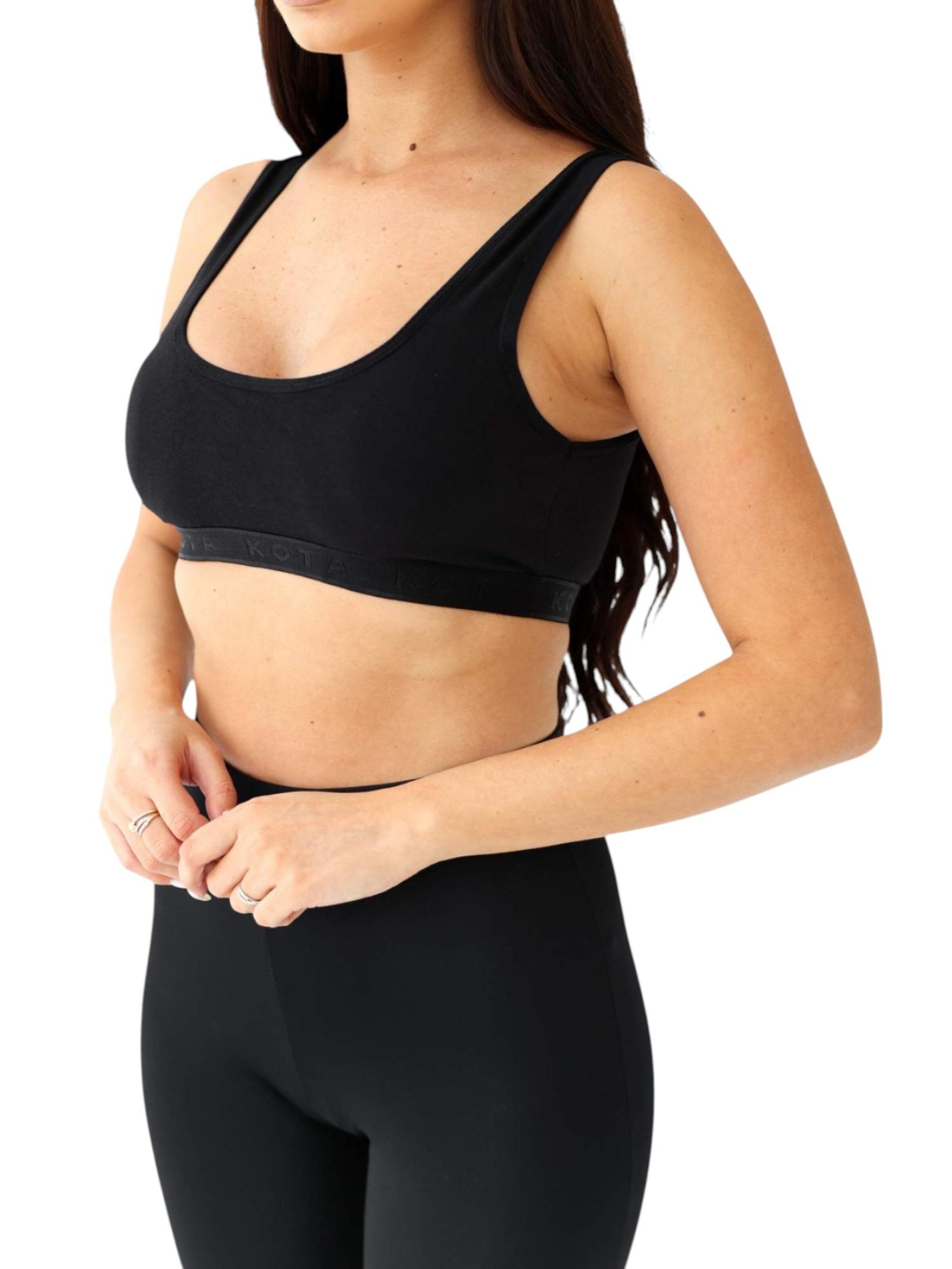 fashionshowcase Overdel 'PUSHVIBE' i sort