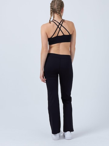 SPORTKIND Wide leg Sportbroek 'Jazzpants Regular' in Zwart