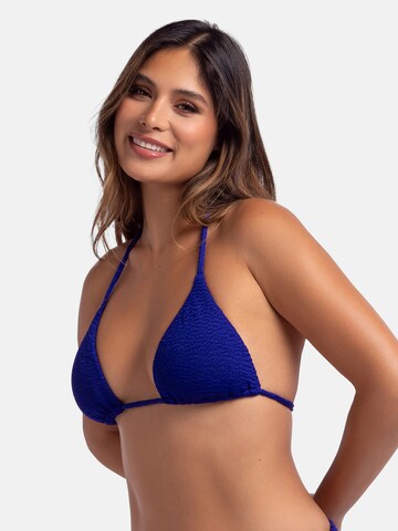 Dorina Triangle Bikini top in Blue: front