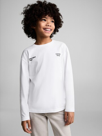 MANGO KIDS Koszulka 'SHOT' w kolorze biały