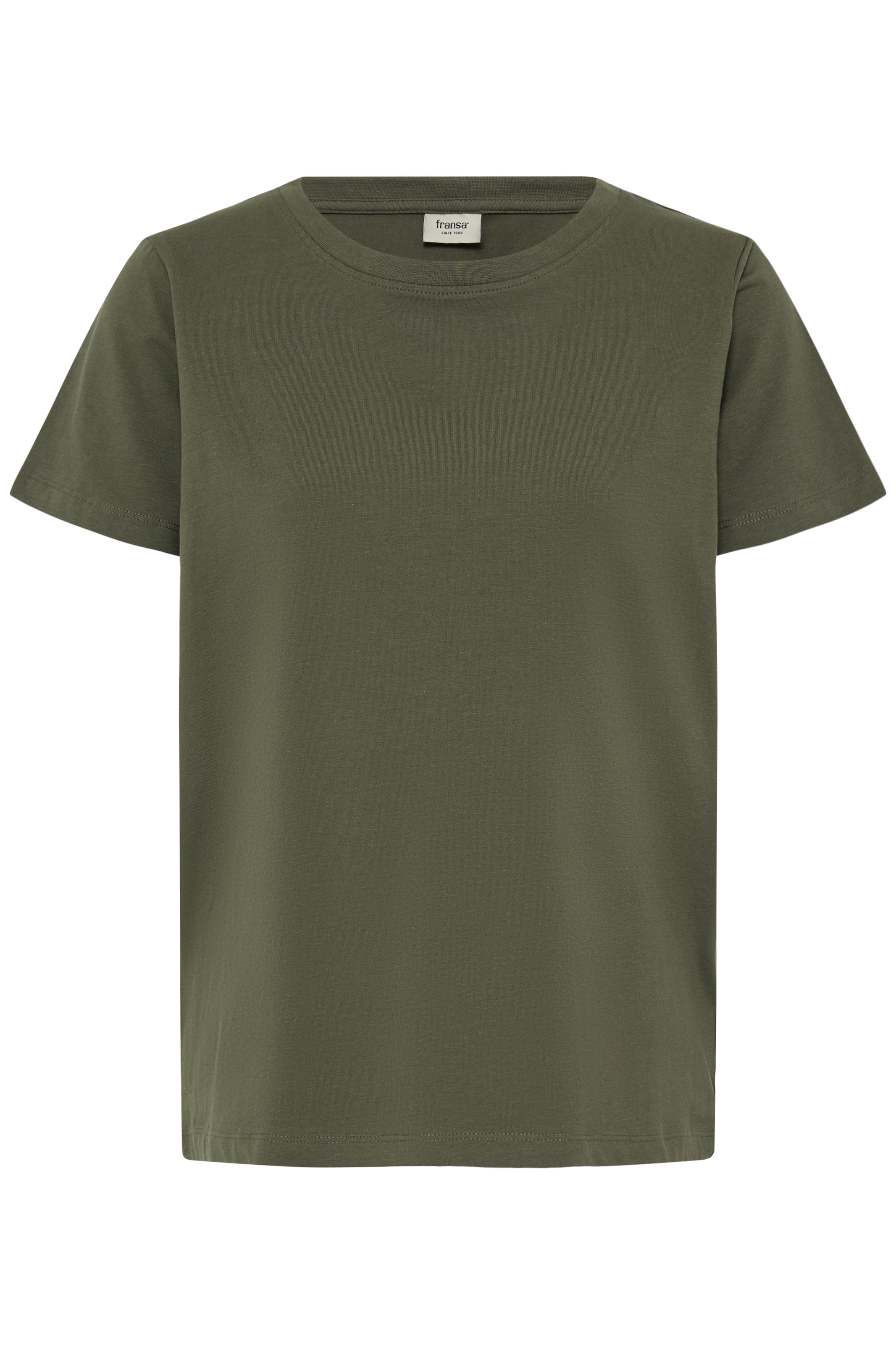 Fransa Shirt 'Zashoulder' in Green: front