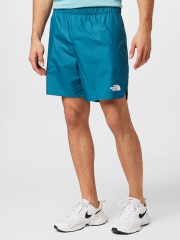 THE NORTH FACEregular Sportske hlače - plava boja: prednji dio