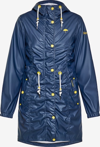 Schmuddelwedda Raincoat in Blue: front