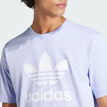 ADIDAS ORIGINALS Shirt 'Adicolor Trefoil' in Purple