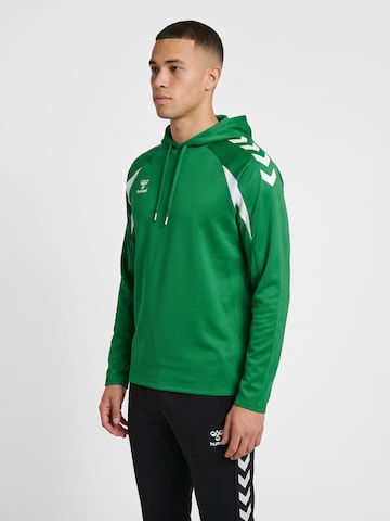 Hummel Sportsweatshirt 'Core 2.0' in Groen: voorkant