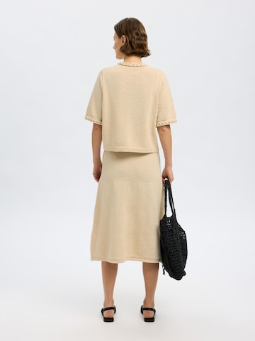 Cardigan SELECTED en beige