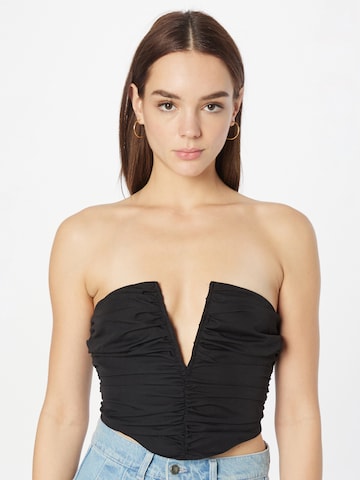 Misspap Top in Schwarz: predná strana