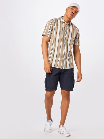 Only & Sons Regular fit Overhemd 'KETAN' in Beige