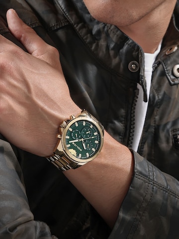 POLICE Analoog horloge 'Malawi' in Goud