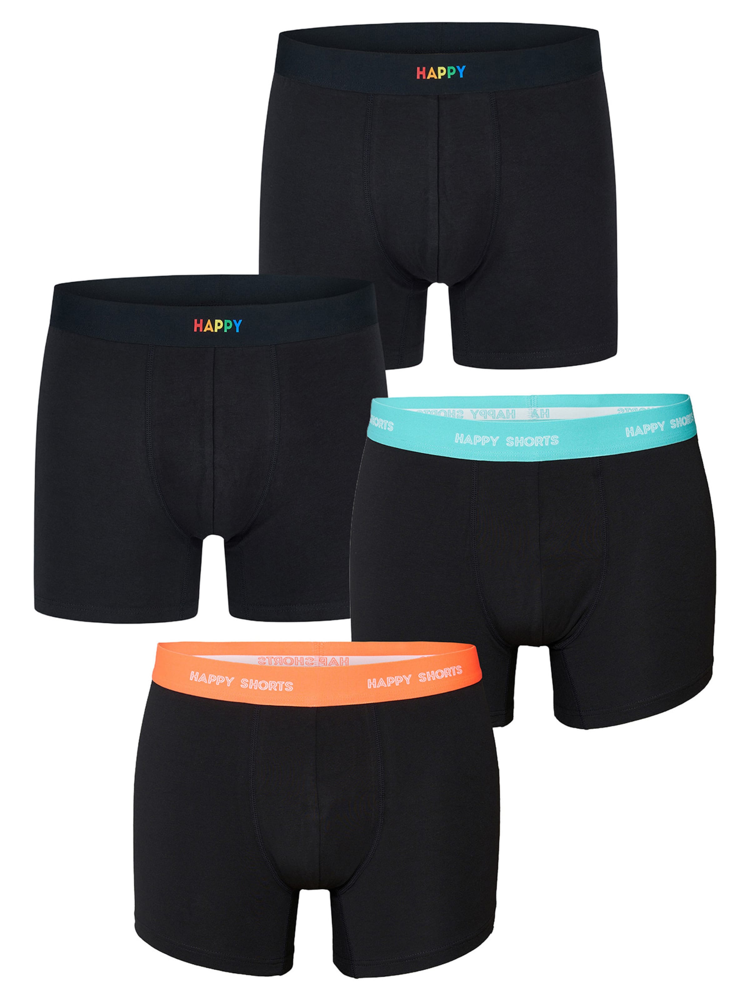 Happy Shorts - Boxers ' Dark Print Sets ' em preto: frente