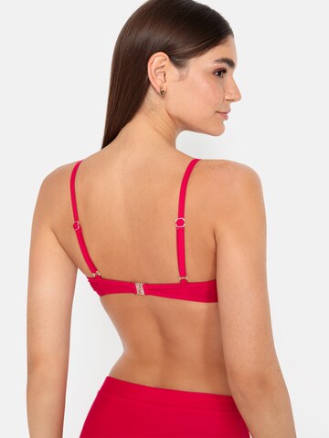 LSCN by LASCANA Balconette Bikinitop 'Gina' in Pink: Rückseite