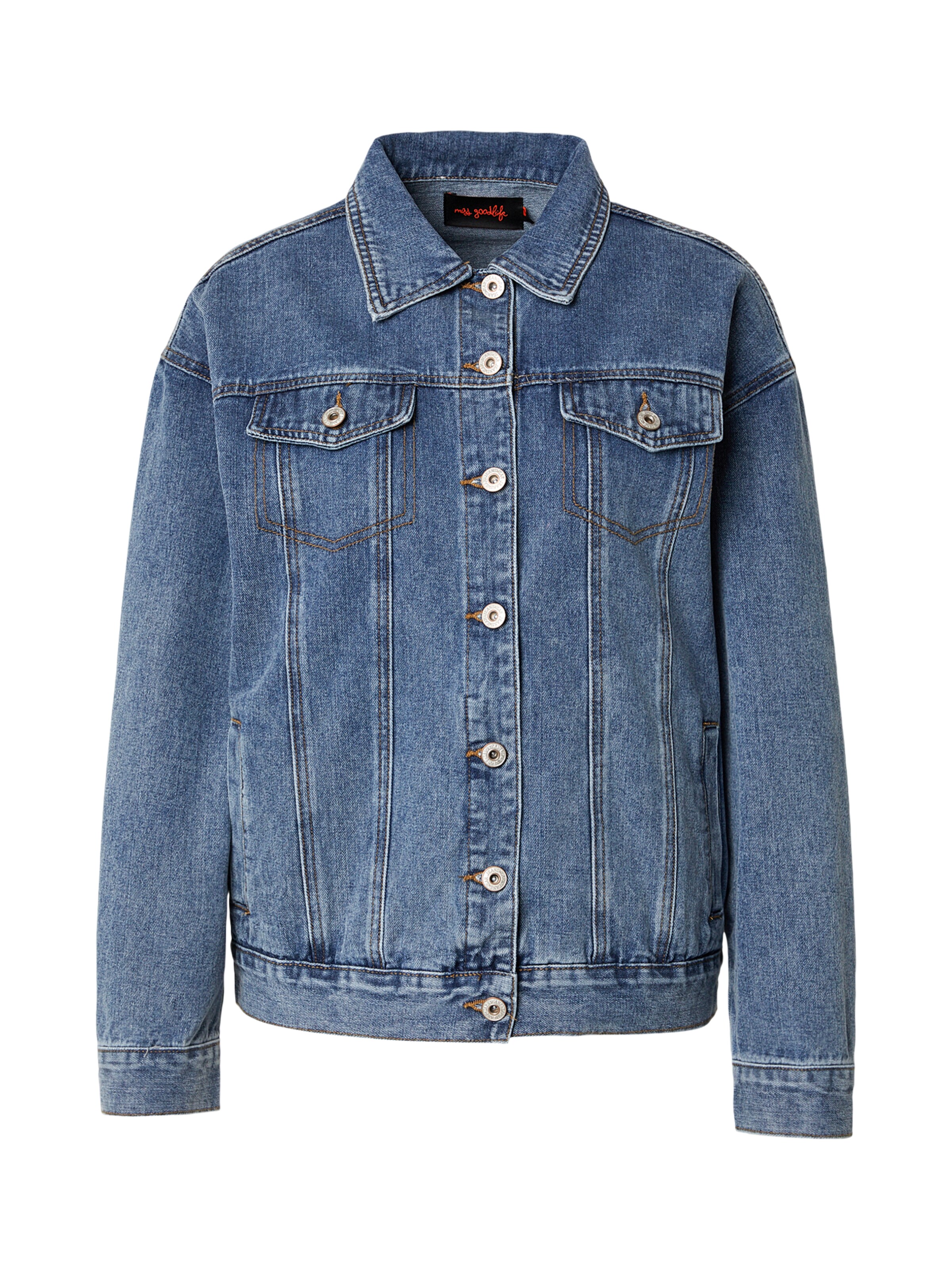 Veste mi-saison 'Loveheart' miss goodlife en bleu : devant