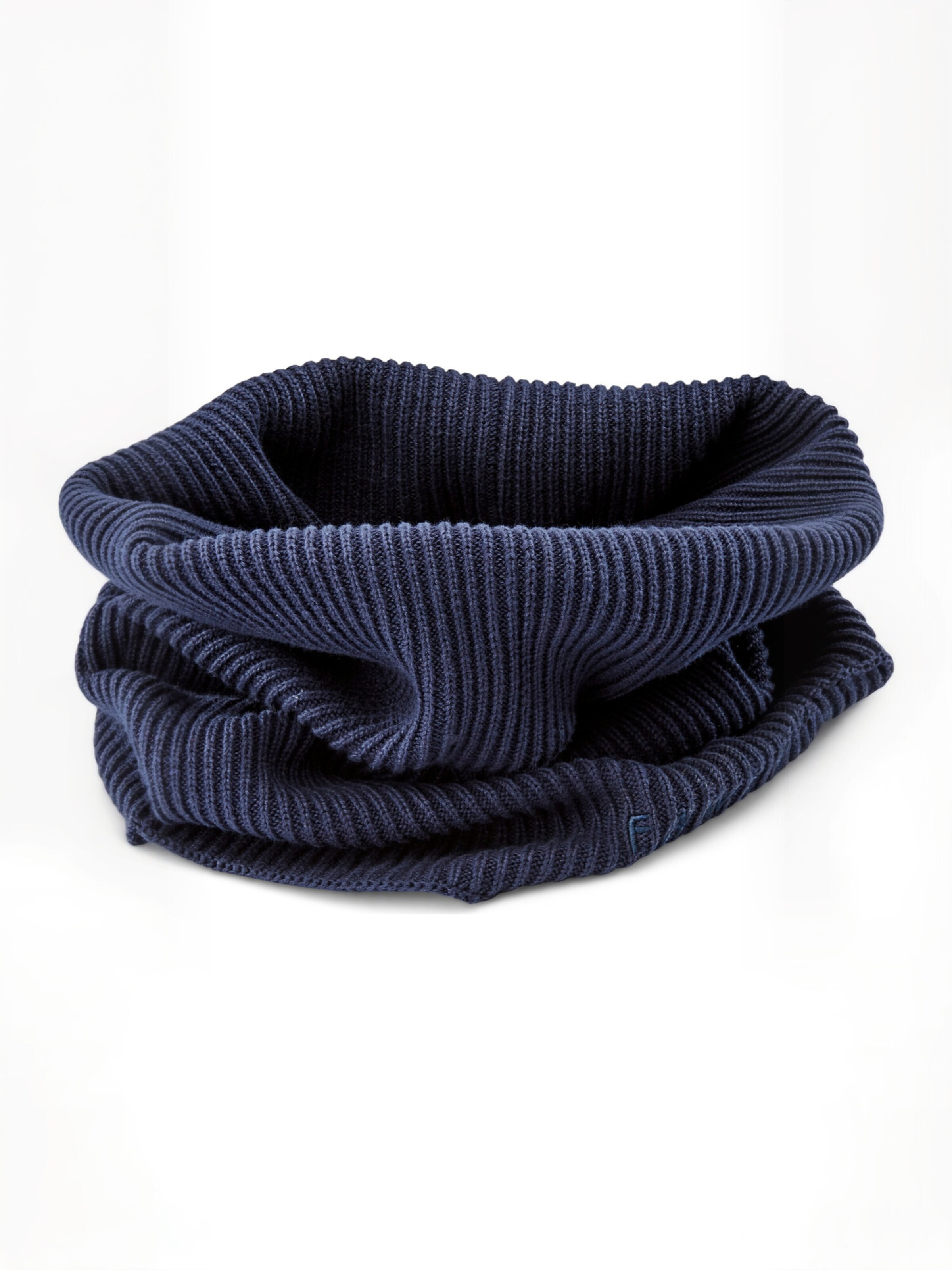 Fawler Scarf ' Frisco ' in Blau: Vorderseite