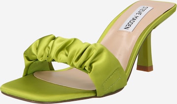 STEVE MADDEN - Zapatos abiertos 'TRULEY' en verde: frente