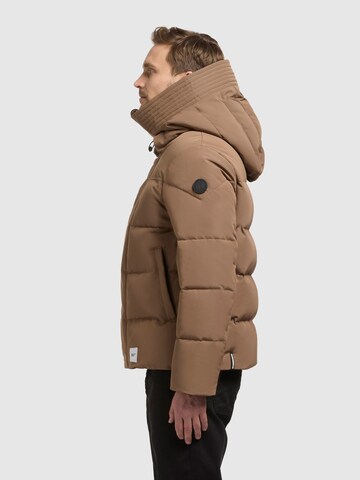 khujo Winterjacke 'Nebo' in Braun