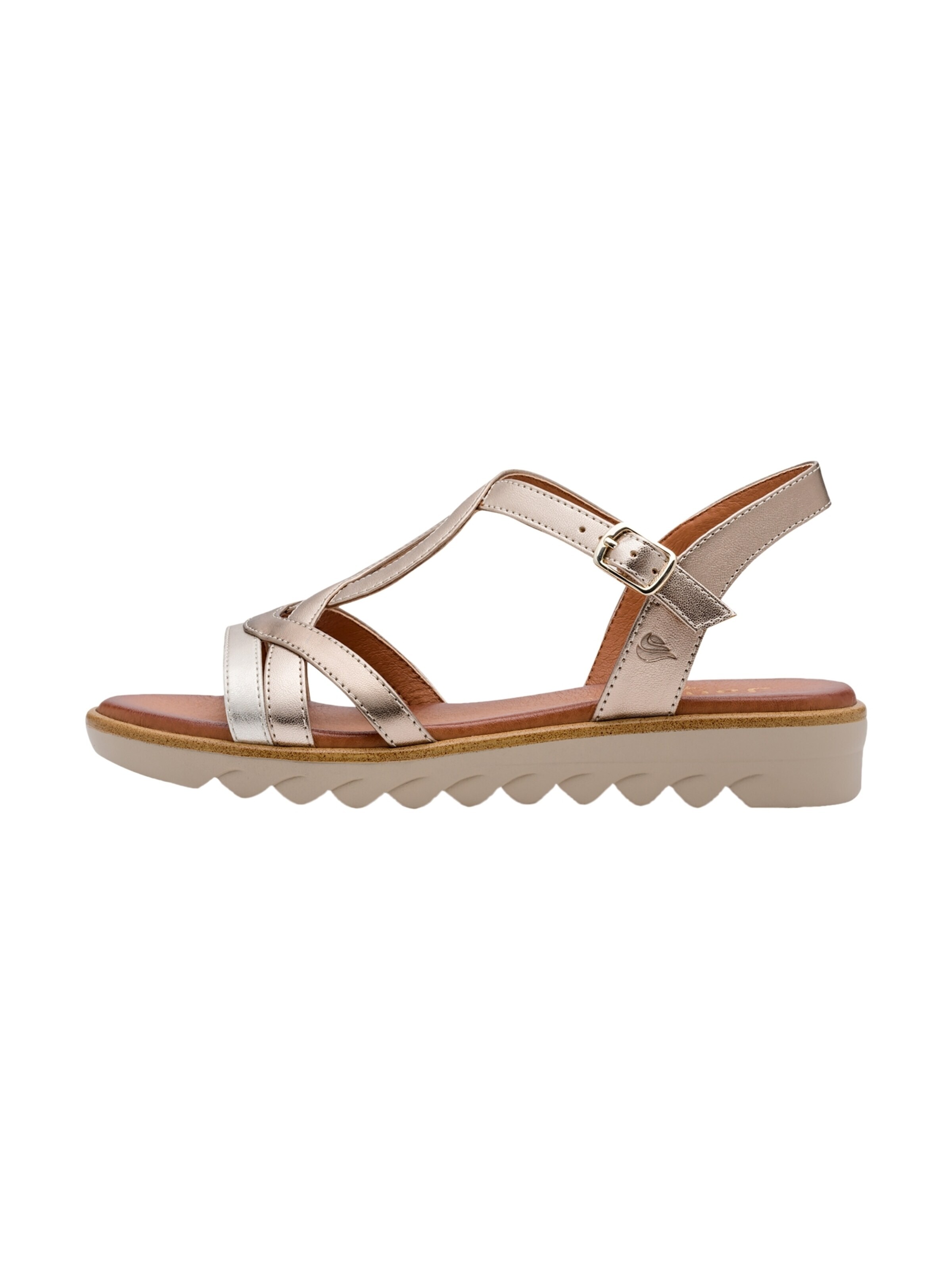 JANA - Sandalias 'Coshy-Sandalen mit Riemchen' en gris