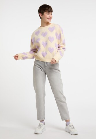 MYMO Pullover 'Blonda' in Gelb