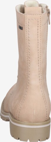 Bama Lace-Up Ankle Boots in Pink