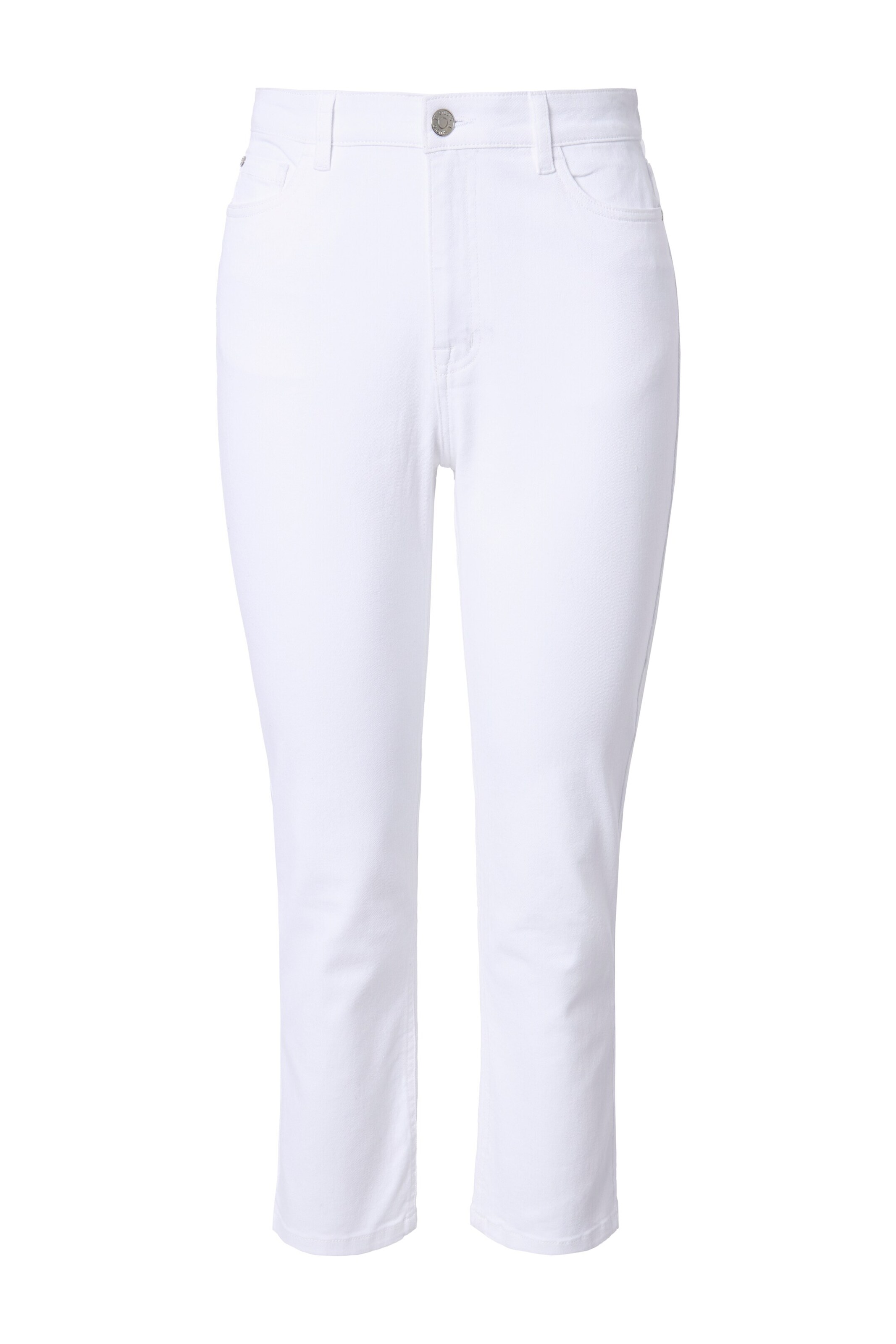 Studio Untold Slimfit Jeans in Wit: voorkant