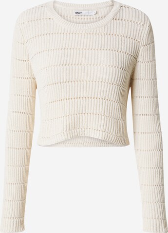 ONLY Sweater in Beige: front