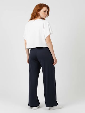 No Matter What Wide leg Broek in Blauw
