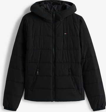 Tommy Jeans Демисезонная куртка в Черный: спереди