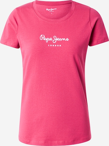 Pepe Jeans Shirt 'NEW VIRGINIA' in Rood: voorkant