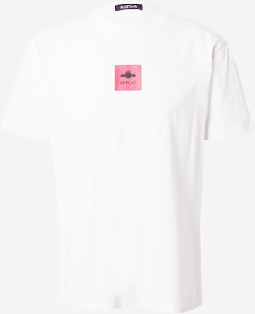 REPLAY - Camiseta en blanco: frente