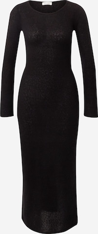 AMERICAN VINTAGE Gebreide jurk 'XINOW' in Zwart: voorkant