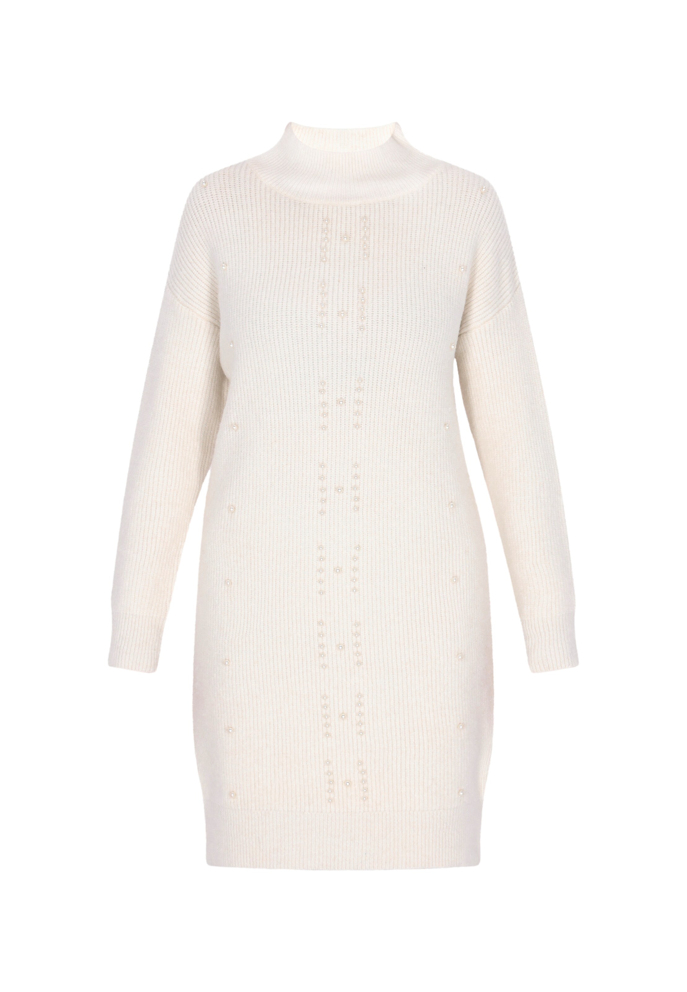 faina - Vestido de punto en blanco: frente