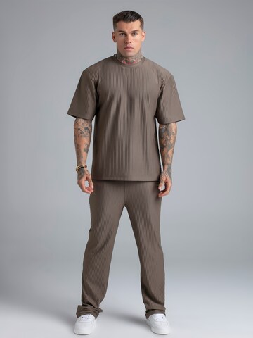 Regular Pantalon SikSilk en marron