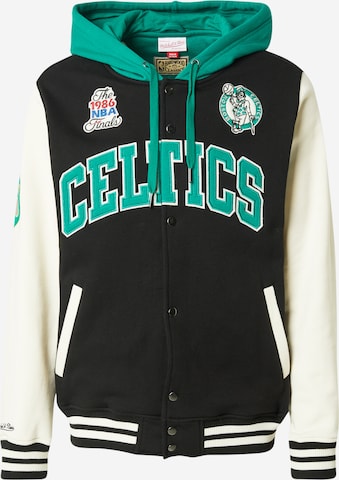 Veste mi-saison 'NBA COURTSIDE CELTICS' Mitchell & Ness en noir : devant