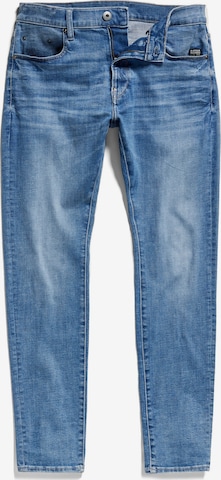 Skinny Jeans de la G-Star RAW pe albastru: față
