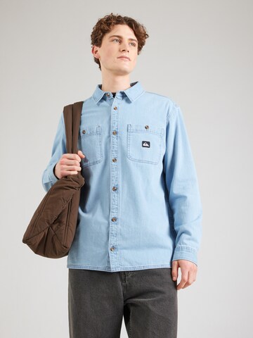 Coupe regular Chemise fonctionnelle 'BOZEMAN' QUIKSILVER en bleu : devant