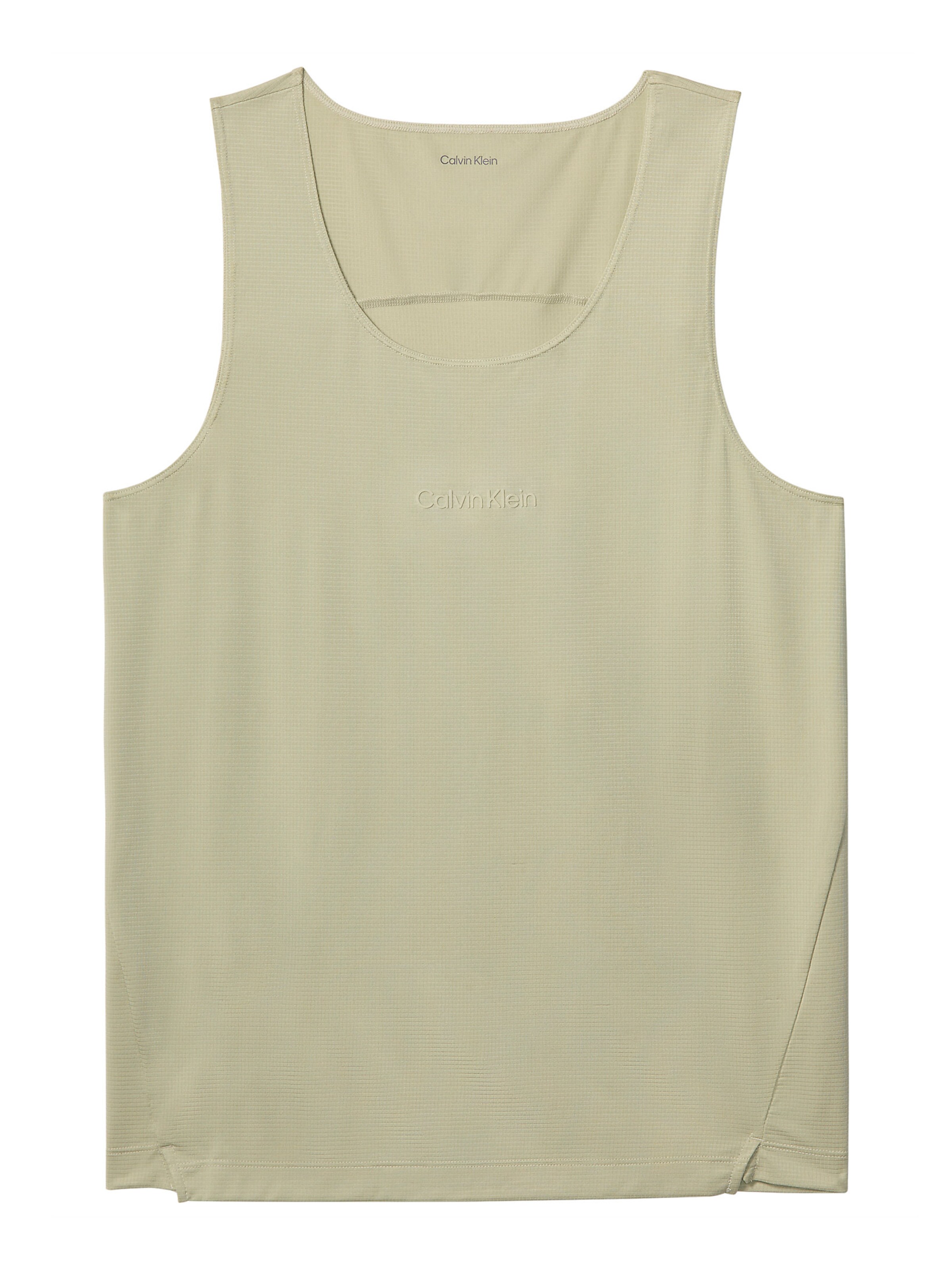 T-Shirt Calvin Klein en gris : devant