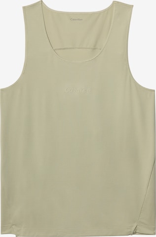 T-Shirt Calvin Klein en gris : devant