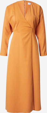 Closet London Dress in Orange: front