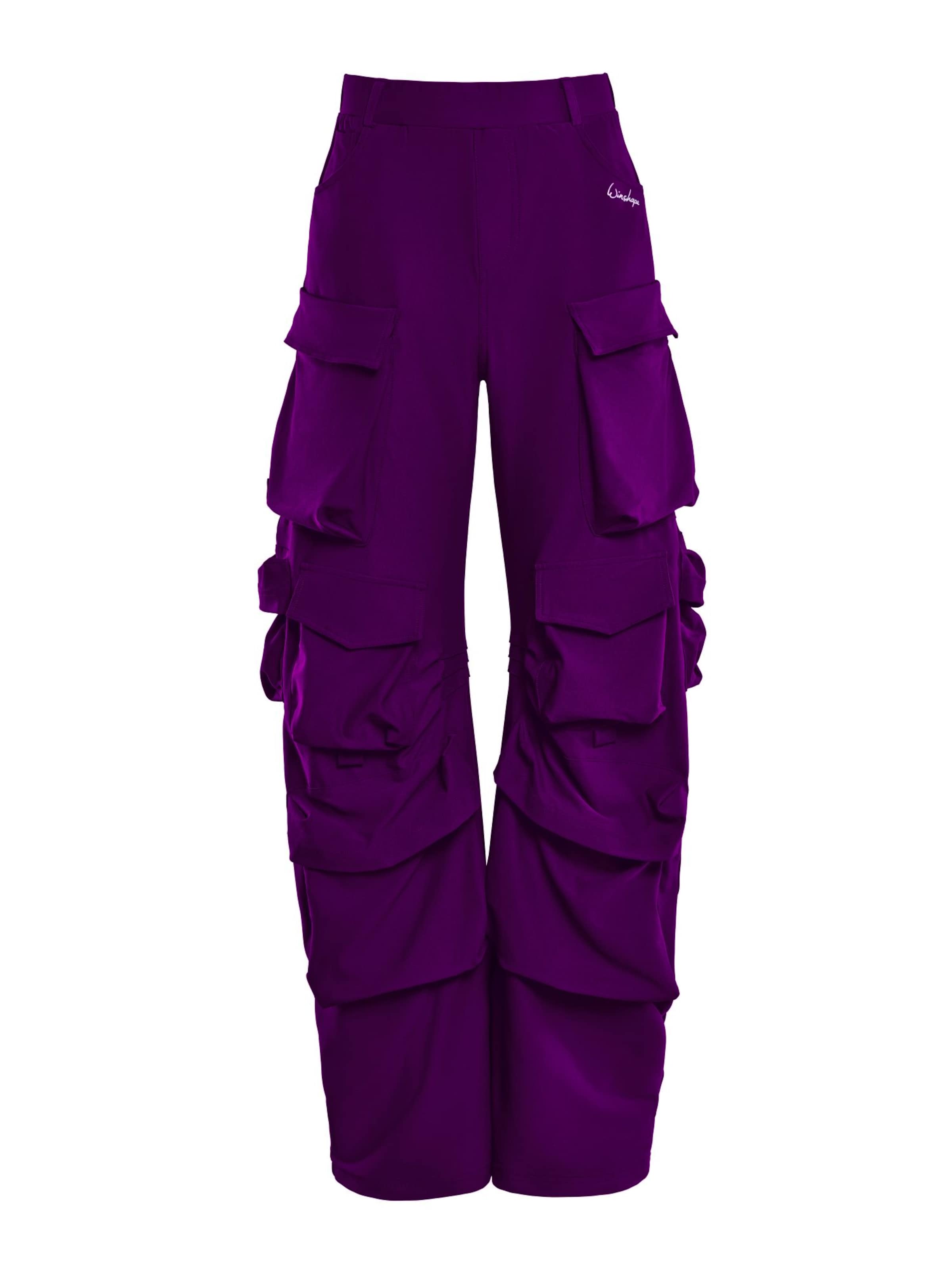 Winshape Loose fit Sports trousers 'CP101C' in Purple: front