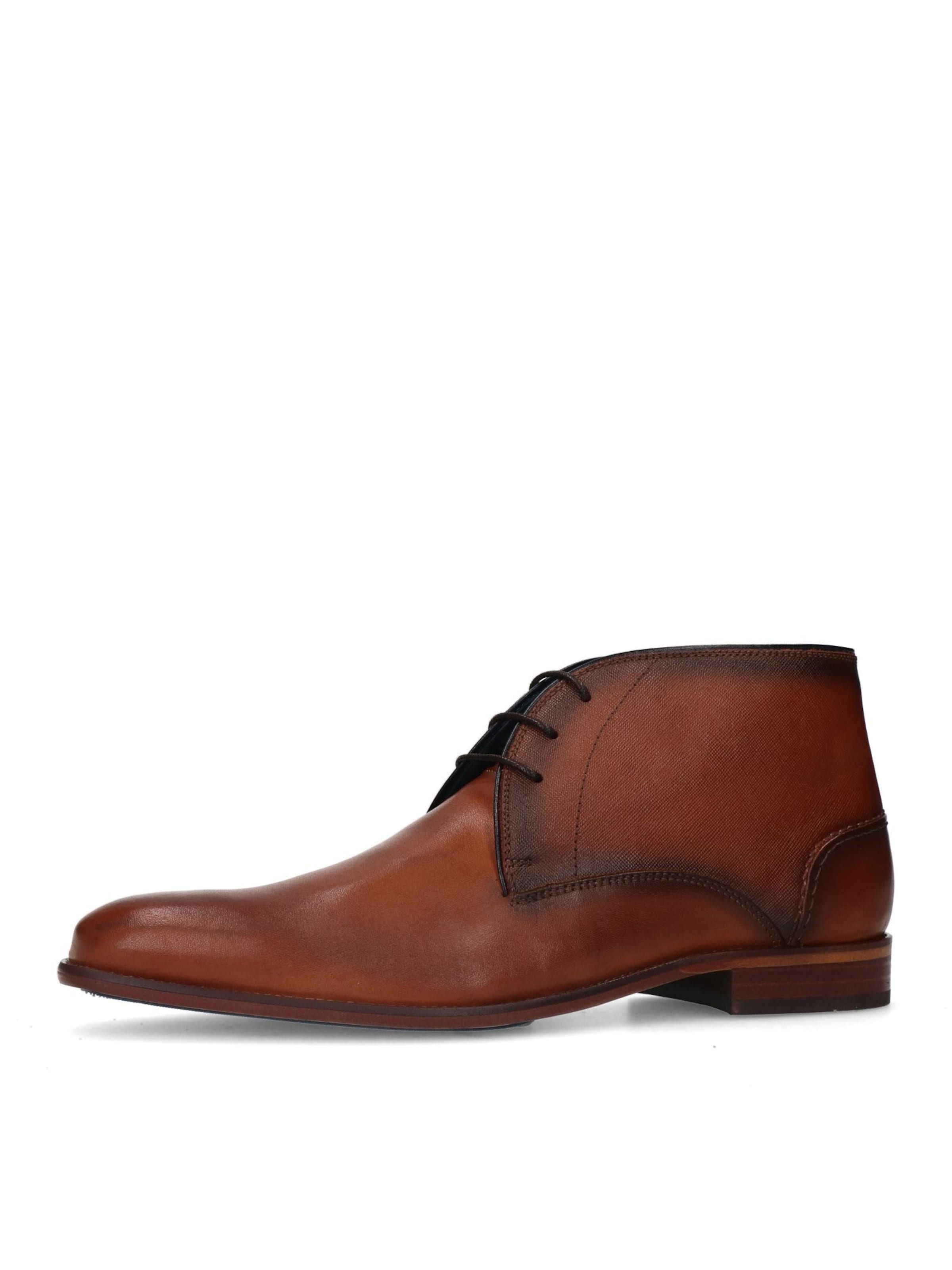 MANFIELD Chukka Boots 'Desert' in Brown: front
